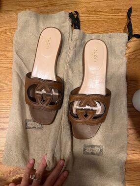 Gucci Brown Sandals